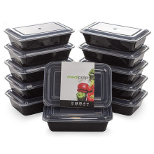 Food grade 1 compartment meal prep storage container boxes microwave/freezer safe Stackable Food Bento Lunch Boxes